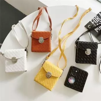 Чехол на ремешке для Samsung Z Flip 5 Flip3 Z Flip 4, милый мини-кошелек с цепочкой через плечо, кожаный чехол для OPPO N2, откидной чехол 5G N2, откидная крышка For OPPO Find N2Flip белый