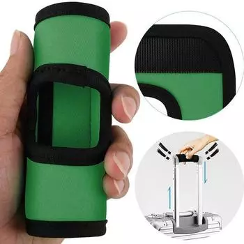 Чехол на ручку багажа из неопрена с нескользящей защитой с удобной противоударной накладкой и дизайном идентификационной бирки для аксессуаров для чемодана, 7 цветов One Size зелёный