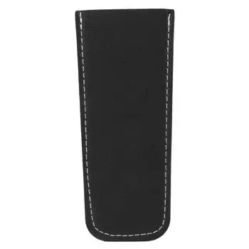 Чехол на ручку кастрюли из искусственной кожи, антиожоговый держатель для горячих горшков, кухонные принадлежности для приготовления пищи из чугуна чёрный