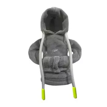 Чехол на ручку переключения передач, чехол на ручку переключения передач автомобиля, мини-толстовка с капюшоном, защитный чехол на ручку переключения передач автомобиля, чехол на ручку переключения передач, автомобильные аксессуары оранжевый