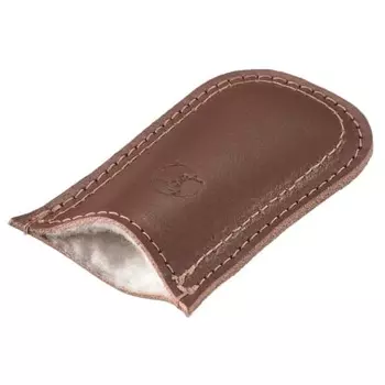 Чехол на ручку сковороды CAPTAIN STAG из кожи, сделано в Японии, коричневый, UG-3041, 70 x 115 x толщина 20 мм