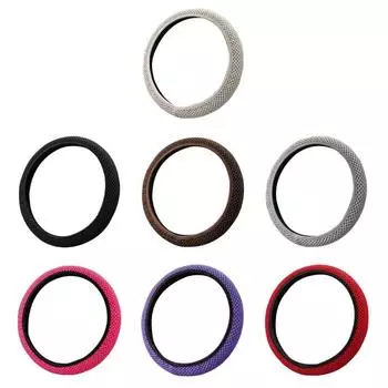 Чехол на руль 37-39 см, аксессуары для салона автомобиля, дышащая микрофибра