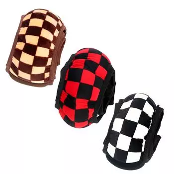 Чехол на руль автомобиля, украшение для автомобиля, 3 цвета, Стайлинг автомобиля, универсальные автомобильные аксессуары, диаметр 38 см, чехлы на руль, плюшевая ткань красный