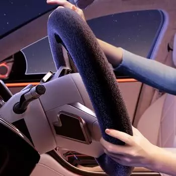 Чехол на руль Графеновый беспроводной подогрев Зимний плюшевый автомобильный универсальный чехол на ручку для салона автомобиля Аксессуары для автомобилей