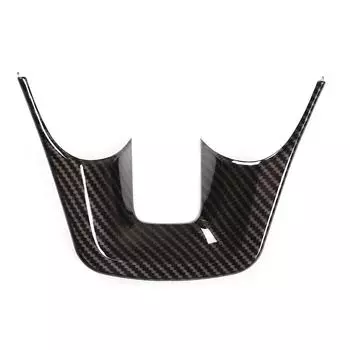 Чехол на руль из углеродного волокна ABS, простая установка, запасные аксессуары, автозапчасти для Toyota Fortuner 16-22 CHINA