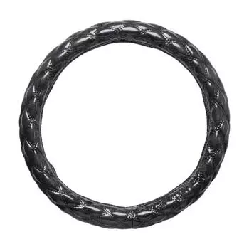 Чехол на руль Miyabi Extra Thick Wood Diamond Double Stitch Diamond 2HS Black HC-WD-2HSBK чёрный