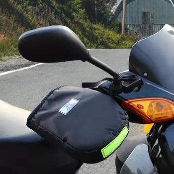 Чехол на руль мотоцикла, перчатки, теплая муфта, теплые рукавицы, ветрозащитные зимние перчатки синий