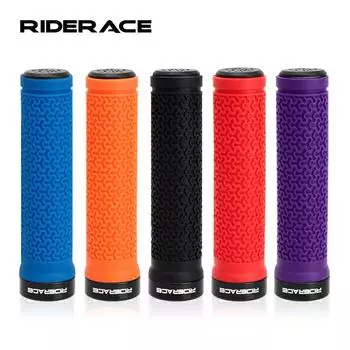 Чехол на руль велосипеда, супермягкая текстура, односторонняя блокировка, ручки для горного велосипеда, противоскользящие, прочные, ударопрочные, резиновые, велосипедная часть чёрный