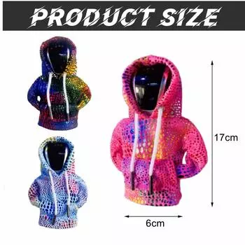 Чехол на рычаг переключения передач автомобиля, толстовка, чехол на ручку коробки передач, куртка, аксессуары для салона автомобиля, мини-толстовка с капюшоном, чехол на рычаг коробки передач