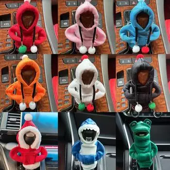 Чехол на рычаг переключения передач с капюшоном, чехол на рычаг переключения передач автомобиля, чехол на ручку переключения передач автомобиля, чехол на рычаг переключения передач с капюшоном, ручной и автоматический, декор интерьера