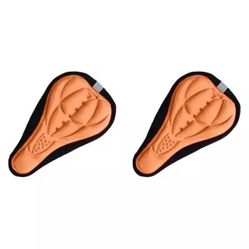 Чехол на седло велосипеда, удобный коврик, подушка для горного шоссейного велосипеда(оранжевый)