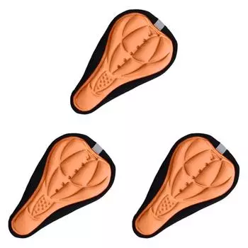 Чехол на седло велосипеда, удобный коврик, подушка для горного шоссейного велосипеда(оранжевый)