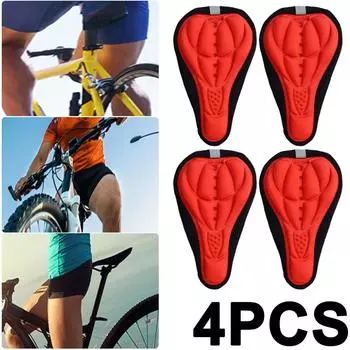 Чехол на седло велосипеда, удобный коврик, подушка для горного шоссейного велосипеда (красный) ?