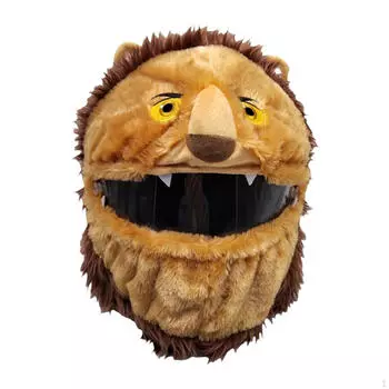 Чехол на шлем, головной убор, мягкий плюшевый, для мужчин и женщин, украшение для мотоцикла