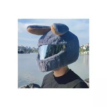 Чехол на шлем, украшение на шлем, аксессуары для шлема, защитный шлем, мотоциклетный плюшевый шлем, чехол