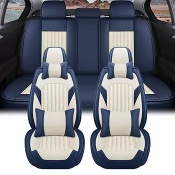 Чехол на сиденье автомобиля Daihatsu Miracoa, Подходит для августа 2009 г. - марта 2018 г., 5 сидений, Автомобиль Comes with a pillow