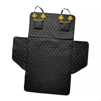 Чехол на сиденье автомобиля для собак из ткани Оксфорд, защита заднего сиденья, защита от царапин для автомобилей, багажник для внедорожников