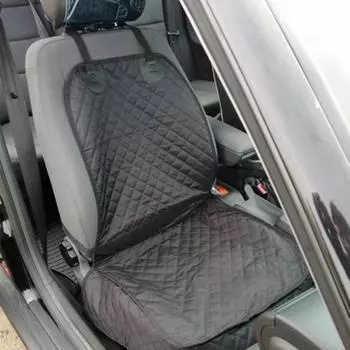 Чехол на сиденье автомобиля для собак, коврик для перевозки собак, защитный матрас для багажника автомобиля, подушка для переднего сиденья, водонепроницаемая чёрный