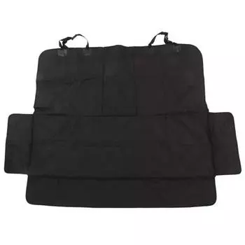 Чехол на сиденье автомобиля для собак, мягкий, водонепроницаемый, из ткани Оксфорд, дышащий, складной, для заднего сиденья автомобиля, для домашних животных, собак, кошек, путешествий, кемпинга