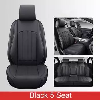 Чехол на сиденье автомобиля из искусственной кожи с полным покрытием для FORD Fiesta Fusion Mondeo Taurus Mustang Territory Kuga Автомобильные аксессуары