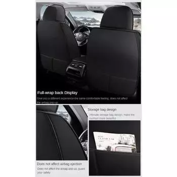 Чехол на сиденье автомобиля из искусственной кожи с полным покрытием для PEUGEOT 206 307SW 308 407 408 508sw 208 2008 3008 4008 5008 Автомобильные аксессуары