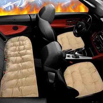 Чехол на сиденье автомобиля, зимняя домашняя комфортная подушка, утолщенная плюшевая задняя отстегивающаяся подушка, противоскользящая комфортная подушка для Tesla Model 3 Y