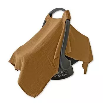 Чехол на сиденье безопасности для младенцев, дышащий солнцезащитный чехол с рисунком, ветрозащитный чехол на сиденье для путешествий на открытом воздухе дубильная кора