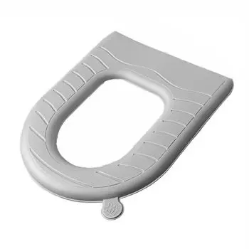 Чехол на сиденье для унитаза из ЭВА с ручкой, многоразовый коврик для туалета, мягкая подушка на сиденье для унитаза, унитаз хаки