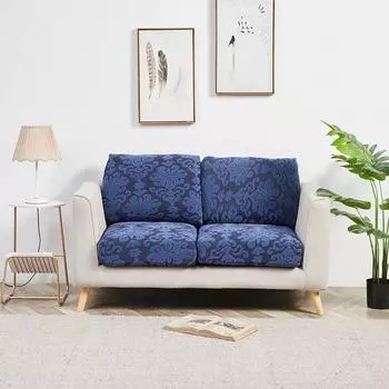 Чехол на сиденье из жаккарда для детской подушки с эластичной подушкой Flower Half-Pack для дивана, многоцелевой, флисовый, съемный, можно стирать Backrest 30-50CM