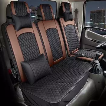 Чехол на сиденье Maxus V80 Tuyano из искусственной кожи на 3/6 мест standard version чёрный