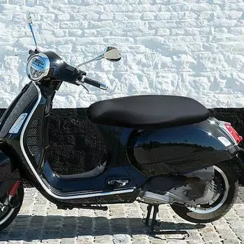 Чехол на сиденье мотоцикла из искусственной кожи для велоспорта, эластичный чехол на сиденье скутера, мягкий, для коротких поездок