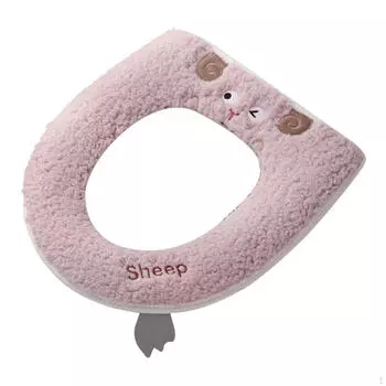 Чехол на сиденье унитаза для дома и путешествий фиолетовый