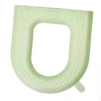 Чехол на сиденье унитаза для ванной комнаты, самоклеящийся, комфортный, всесезонный, прочный, мягкий, можно стирать, моющийся для отеля розовый