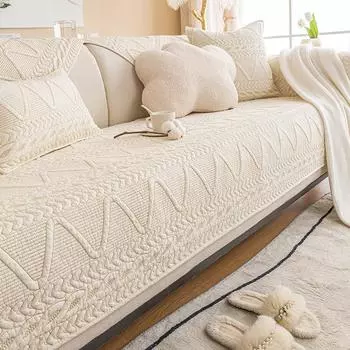 Чехол на сиденье в клетку, угловой чехол для дивана, набор диванов, мебель для гостиной, защитный чехол, чехол для лежака, диван-кровать, нескользящая подушка для дивана 70x70cm 1pcs