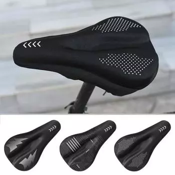 Чехол на сиденье велосипеда, высокоэластичный, супер мягкий, с полной оберткой, универсальный дизайн, водонепроницаемый утолщенный чехол для подушки на велосипедное сиденье C