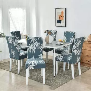 Чехол на стул 1шт эластичный всеобъемлющий чехол на стул для ресторана, дома, банкета, украшения стула