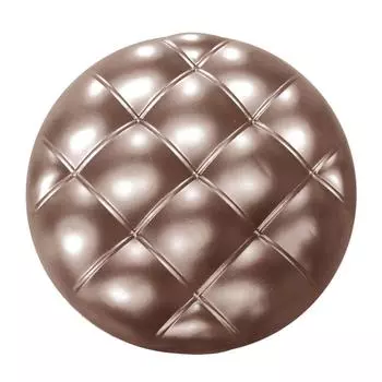 Чехол на стул диаметром. 33 см съемный барный стул с круглым сиденьем, коричневый