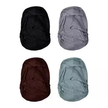 Чехол на стул, моющийся, удобный, защитный чехол для стула для офиса, дома, гостиной чёрный