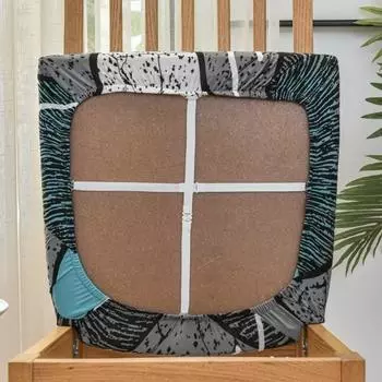 Чехол на стул, мягкий моющийся эластичный чехол с цветочным принтом для гостиной, спальни, стула, чехол для домашнего декора для ежедневного использования J