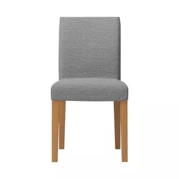 Чехол на стул MUJI из хлопкового полотна, цвет серый меланж KB4TLA2A