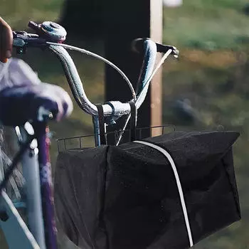 Чехол на велосипедную корзину Аксессуары для велосипеда с регулируемым ремешком, водонепроницаемая подкладка,дождевик 32cmx22cmx28cm