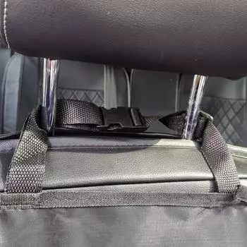 Чехол на заднее сиденье автомобиля для домашних животных, защитный коврик, аксессуары для безопасности на заднем сиденье автомобиля для перевозки кошек и собак, чехол на сиденье автомобиля 106x49cm чёрный