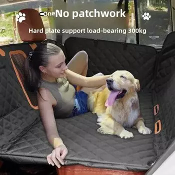 Чехол на заднее сиденье автомобиля, защитный чехол для путешествий с большой собакой, 100 кг, прочный коврик для автомобилей, грузовиков, внедорожников, водонепроницаемый защитный коврик для домашних животных