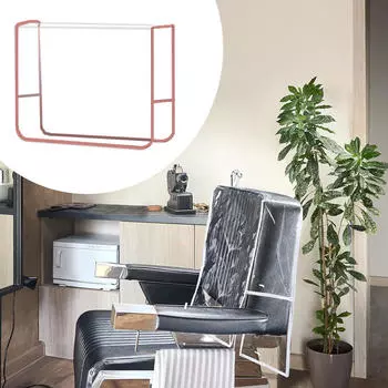 Чехол на заднюю часть кресла для салона красоты подходит для большинства стандартных кресел парикмахера для защиты во время съемок фильмов 51x40x12cm