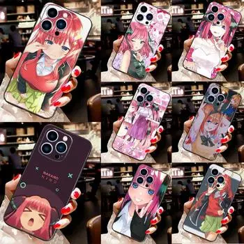 Чехол Nakano Nino Gotoubun no Hanayome для iPhone 13 12 11 14 Pro Max XS Max XR X 6S 7 8 Plus SE 2020, задняя крышка, чехол для телефона iPhone 8 Plus