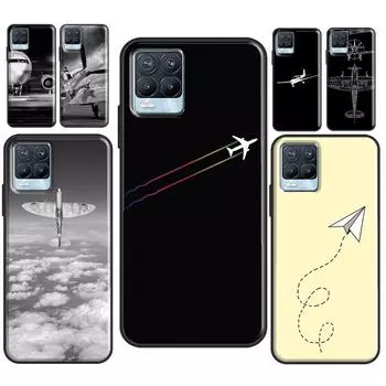 Чехол-накладка с изображением самолета для Realme 8i 8 Pro GT Neo 2 Master C15 C21 Coque для OnePlus 8T 9R Nord2 9 Pro GT Master Explorer5G