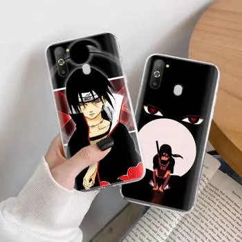 Чехол Naruto Itachi Uchiha TPU для iPhone XR 7 8 14 15 11 12 13 X XS Pro Max Xiaomi Redmi 13C Note 9 Samsung A22 S23 S24 Ultra Plus VIVO Samsung Note 8 аэро