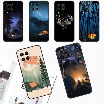 Чехол Nature Camping Art для Samsung Galaxy M55 M21 M31 M51 M12 M32 M52 M20 M13 M23 M33 M53 M14 M34 M54 M30s Samsung M31s