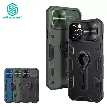 Чехол Nillkin CamShield для iPhone 12 Pro 12 Pro Max 11 Pro 11 Pro Max, тяжелый защитный чехол с крышкой-слайдером для защиты конфиденциальности камеры iPhone 12 Pro Max чёрный