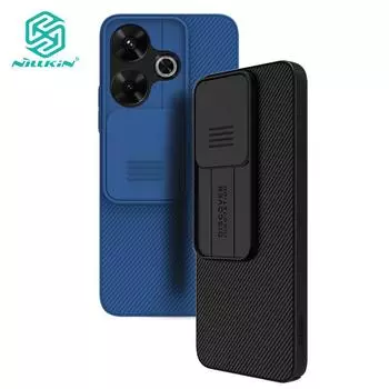 Чехол Nillkin CamShield для Poco M6 4G Redmi 13 4G Redmi Note 13R 5G, защитный слайдер для камеры, роскошный жесткий противоударный чехол для ПК For Poco M6 4G/Redmi 13 4G чёрный